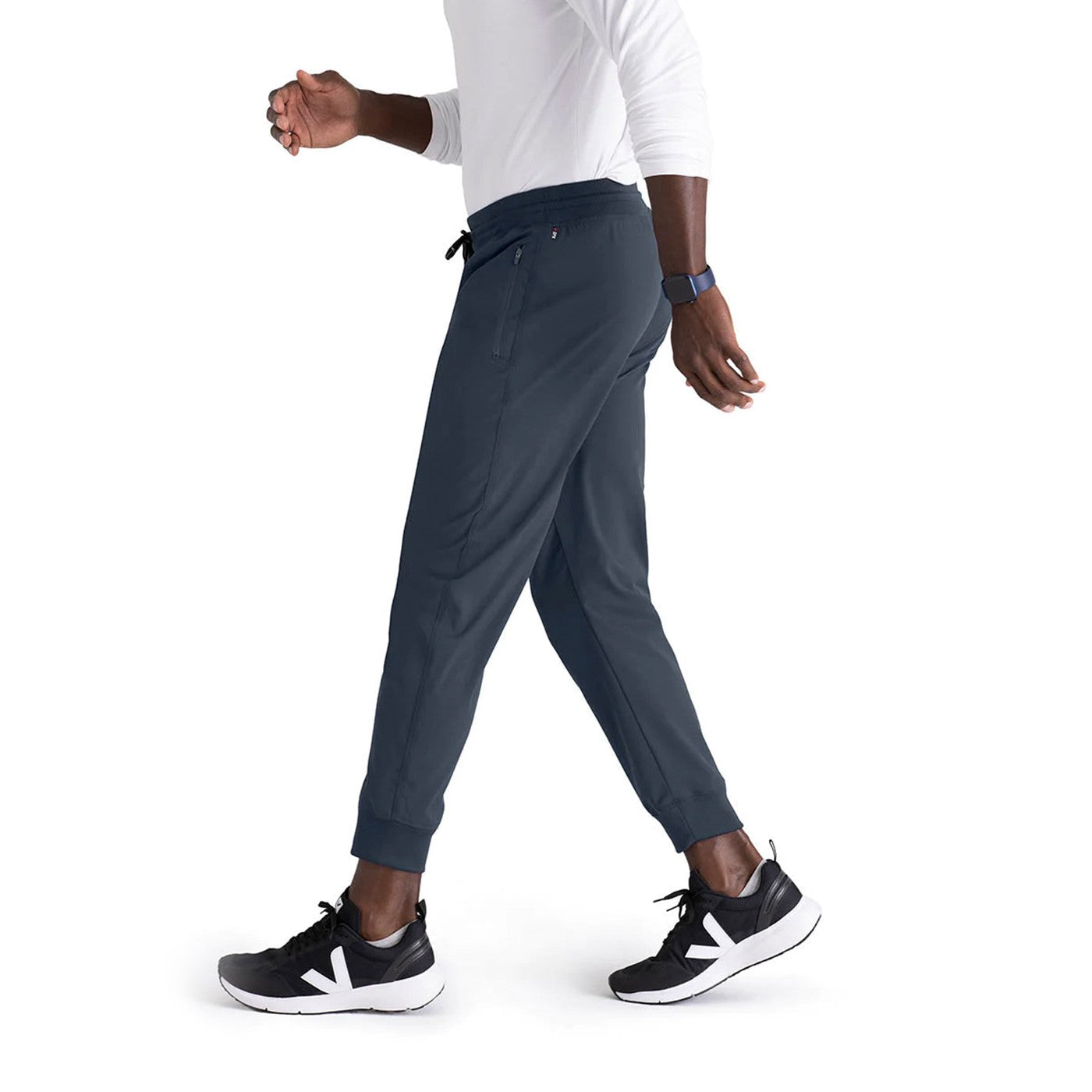 Men's plain 5-pocket trousers - anthracite grey Grey's Anatomy -3