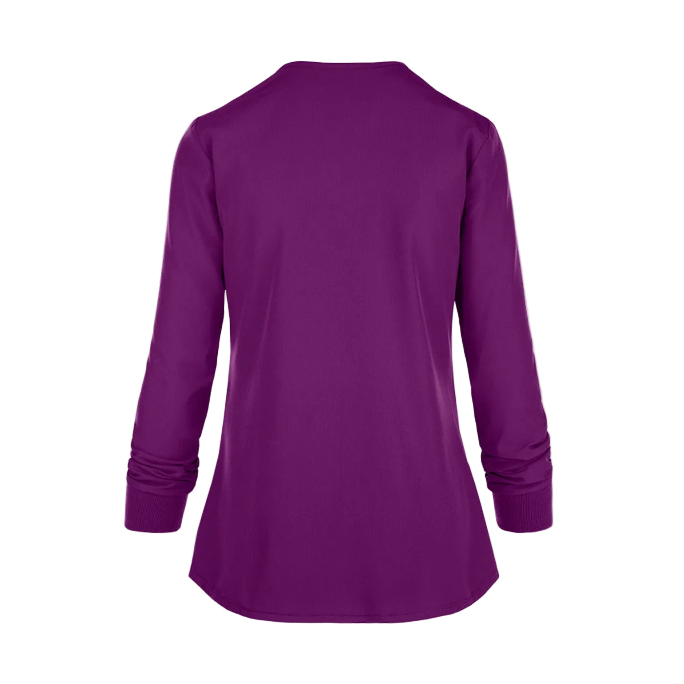 Chaqueta sanitaria mujer color berenjena - estilo Grey’s Anatomy-3