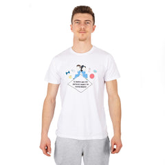 Camiseta blanca unisex fisio