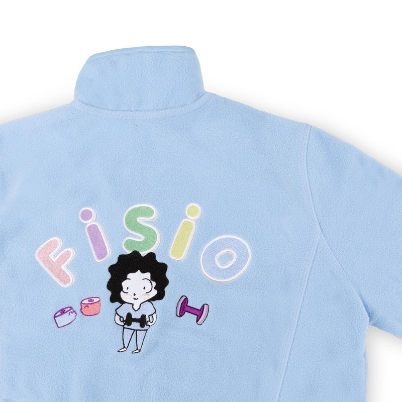 Forro Polar Sanitario Mujer Bordado Personalizado - Sweet Azul-zoom-