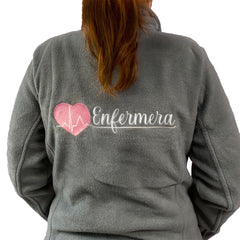 polar gris mujer bordado
