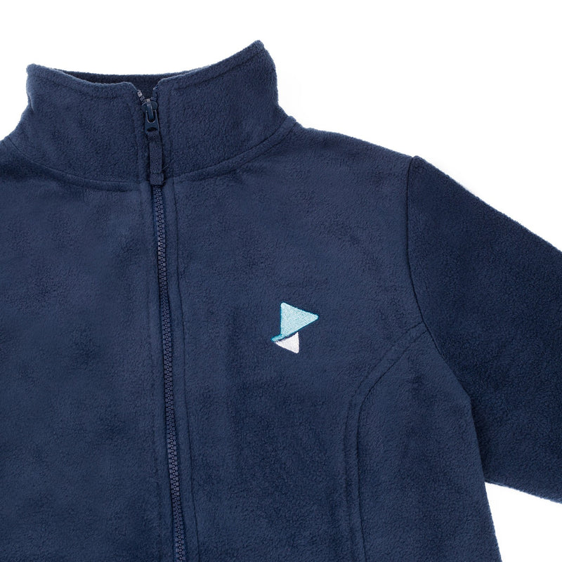 Chaqueta Polar Azul Marino hombre bordado - SalusPlay-zoom-