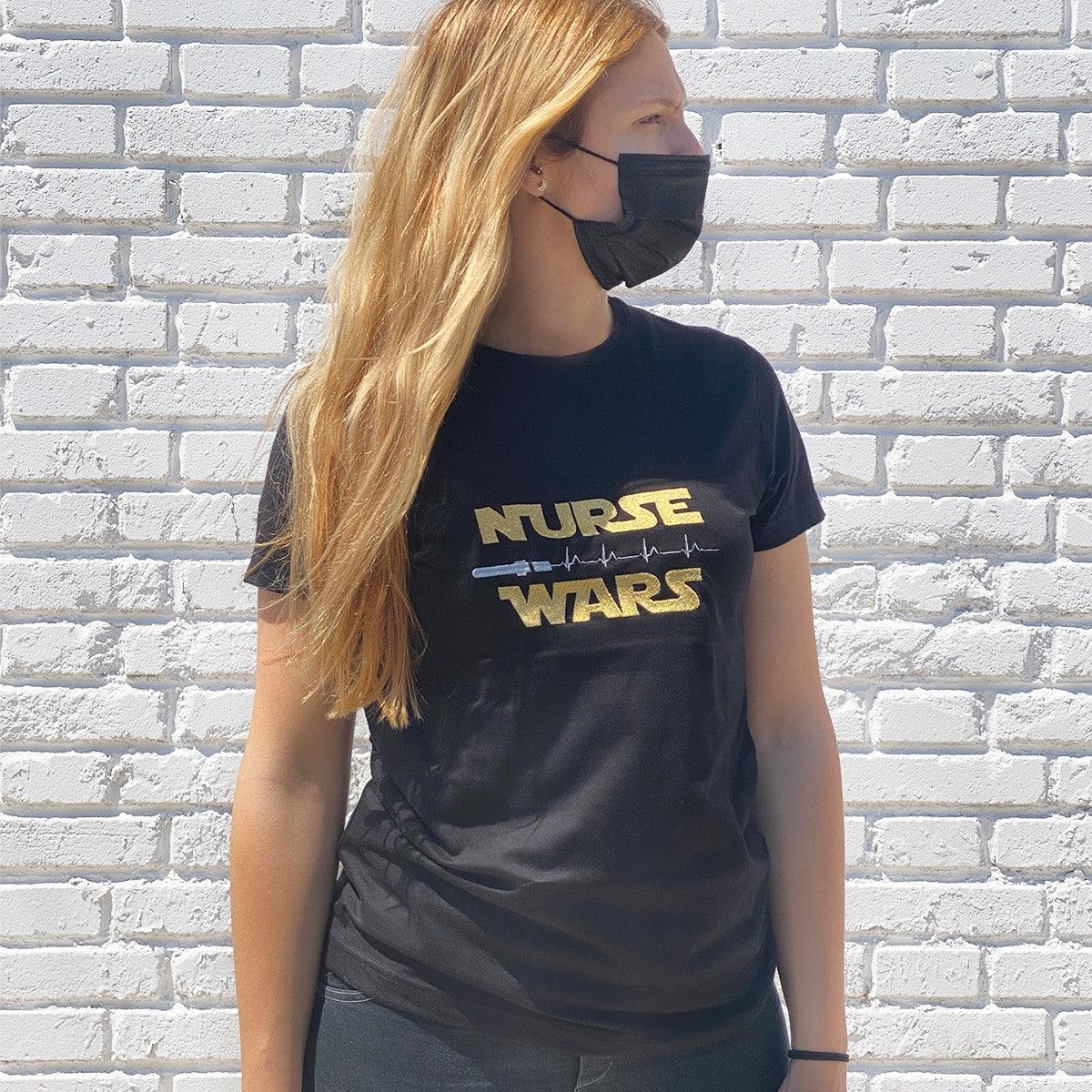 Camiseta negra mujer - estampada-zoom-7