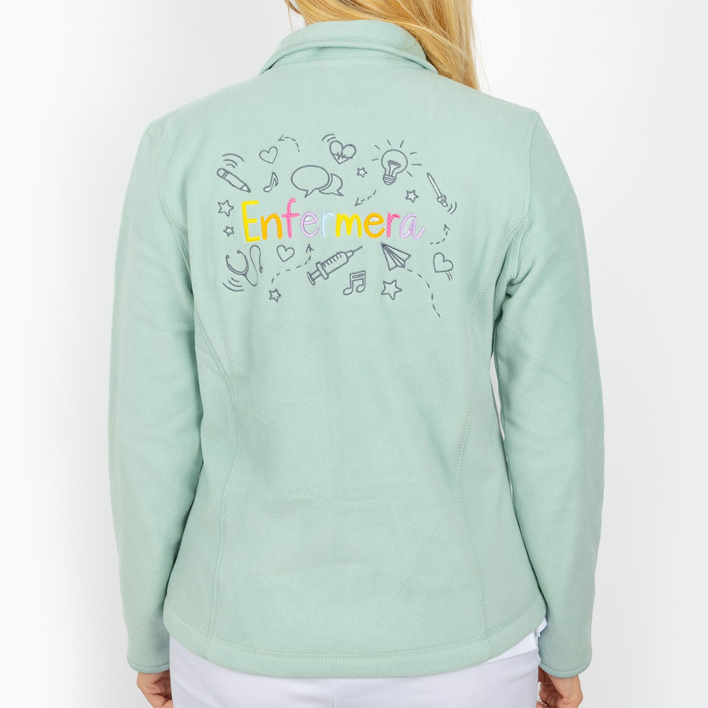 Forro Polar Sanitario mujer Personalizado - Sweet Verde-zoom-14