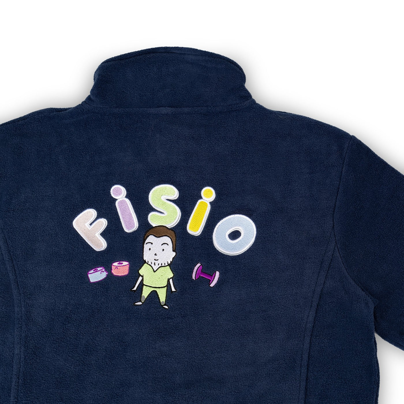 Chaqueta Polar Sanitaria Hombre Personalizado – Azul Marino-zoom-2