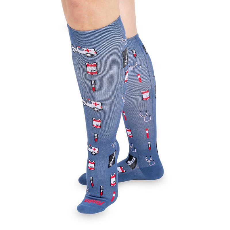 Calcetines Compresivos estampados - Urgencias-zoom-