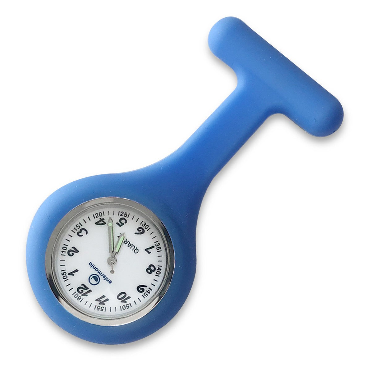 reloj enfermería silicona azul