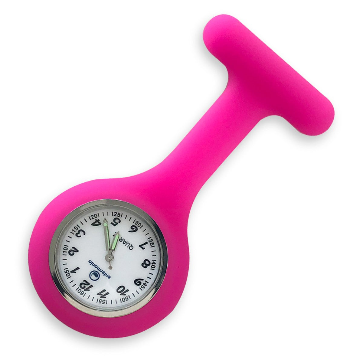 reloj enfermería silicona fucsia