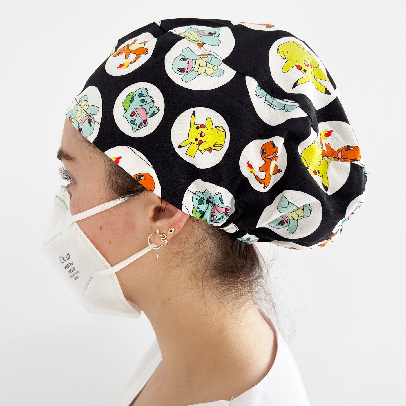 Gorro quirúrgico pelo largo - Estampados-12