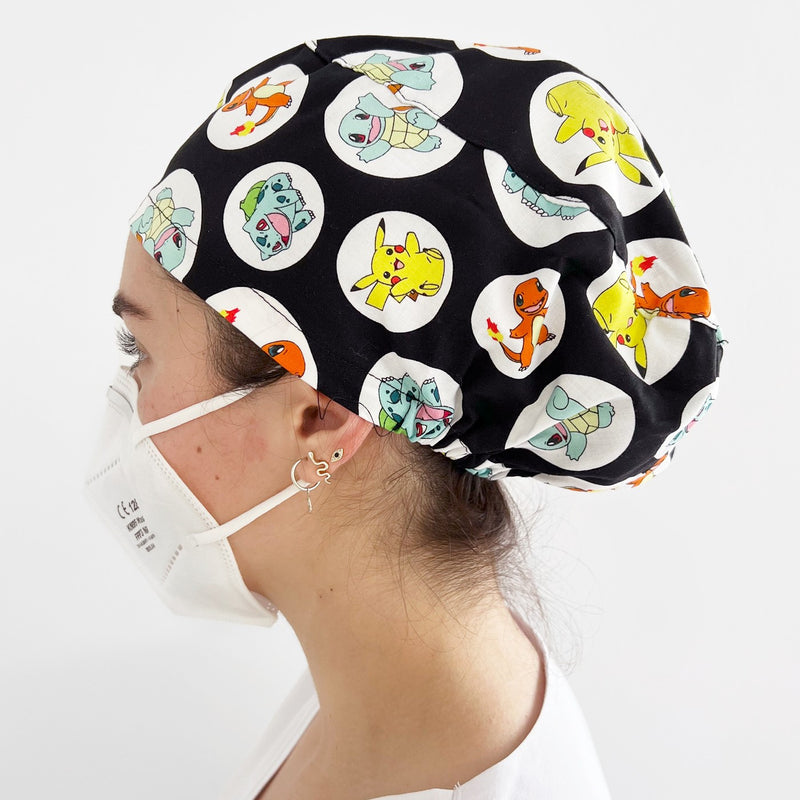 Gorro quirúrgico pelo largo - Estampados-zoom-