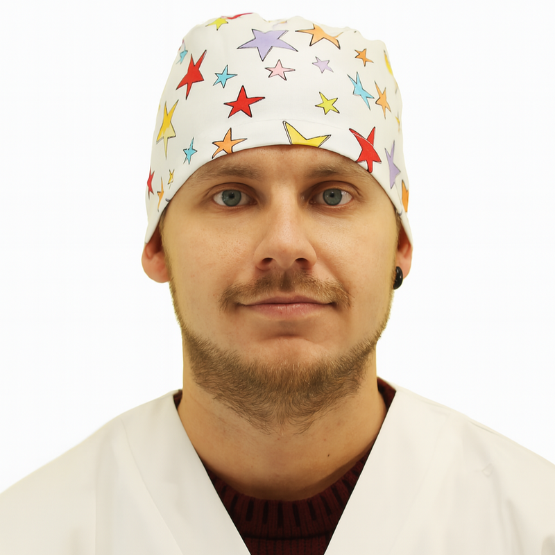 Gorro quirófano pelo corto - Estampados-zoom-