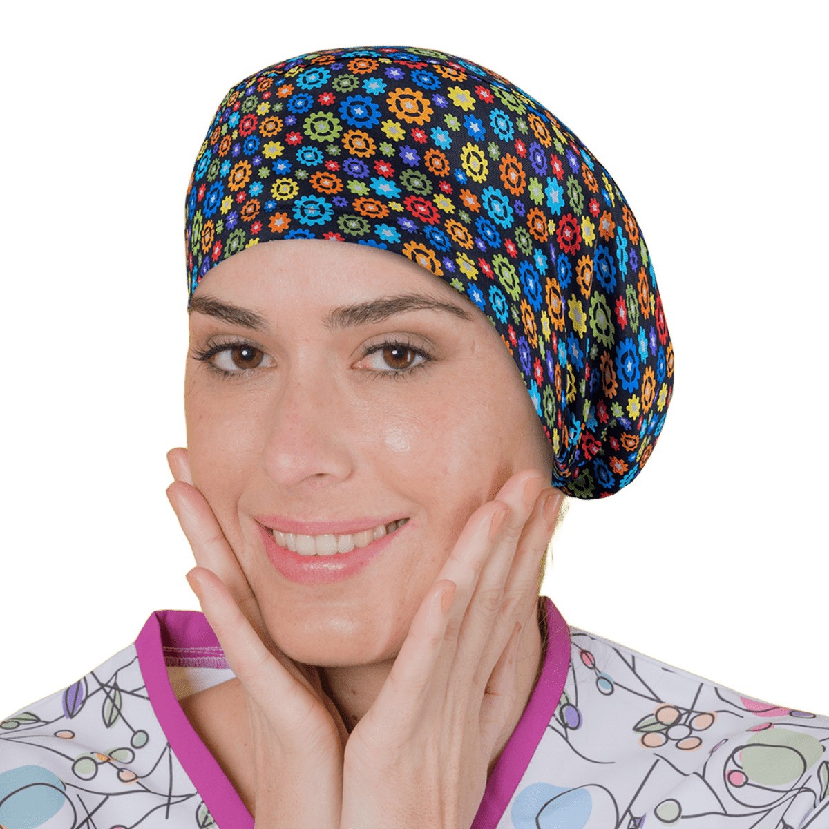 Gorro quirúrgico pelo largo - Estampados-zoom-25