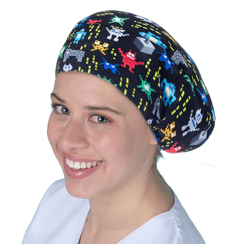 Gorro quirúrgico pelo largo - Estampados-zoom-