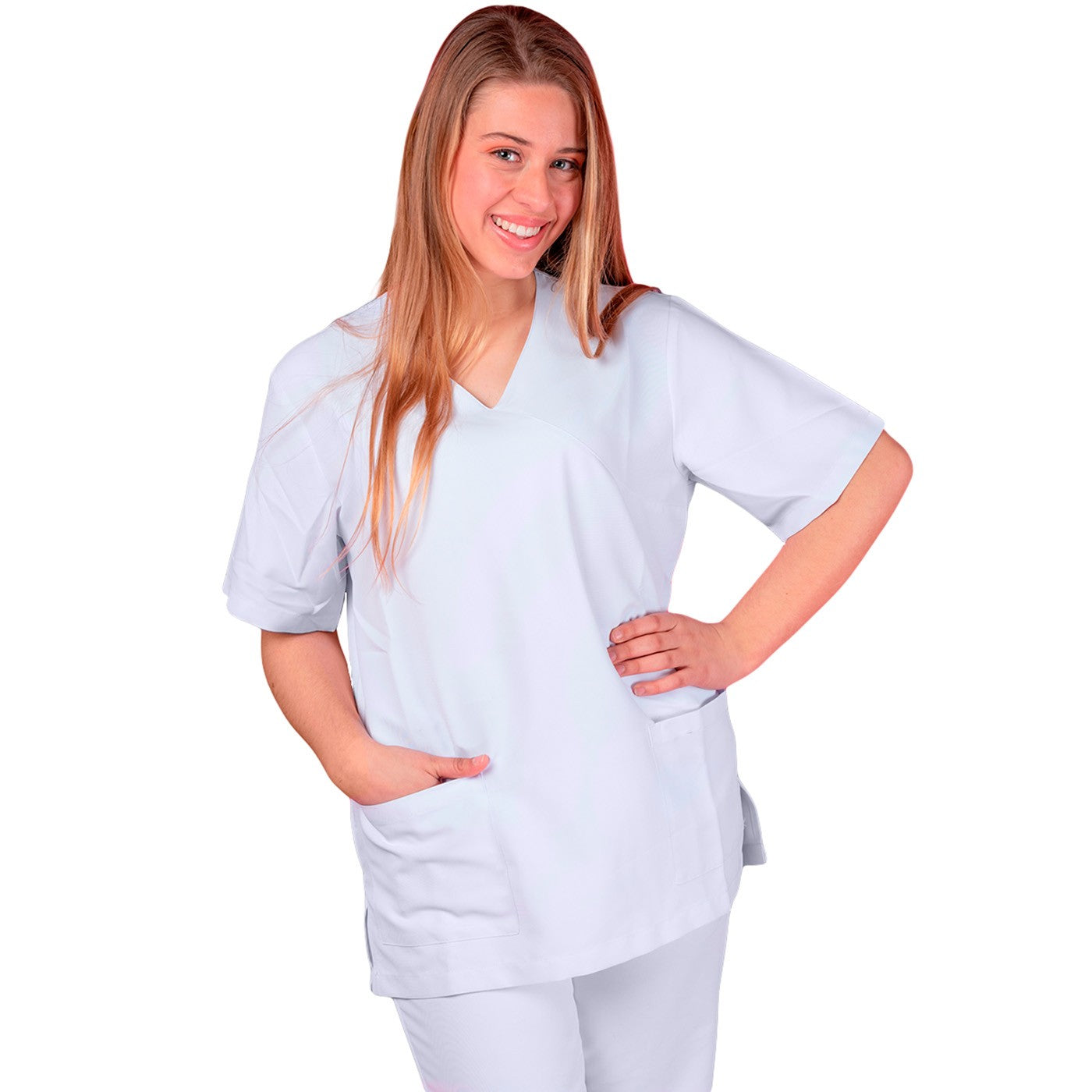 Blusón de microfibra unisex para sanitarios – Colores variados-zoom-1