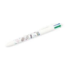 Bolígrafo BIC 4 colores Stickers Collection en vista completa