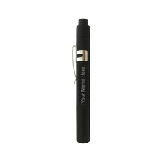 Linterna LED compacta con carcasa de aluminio negro mate