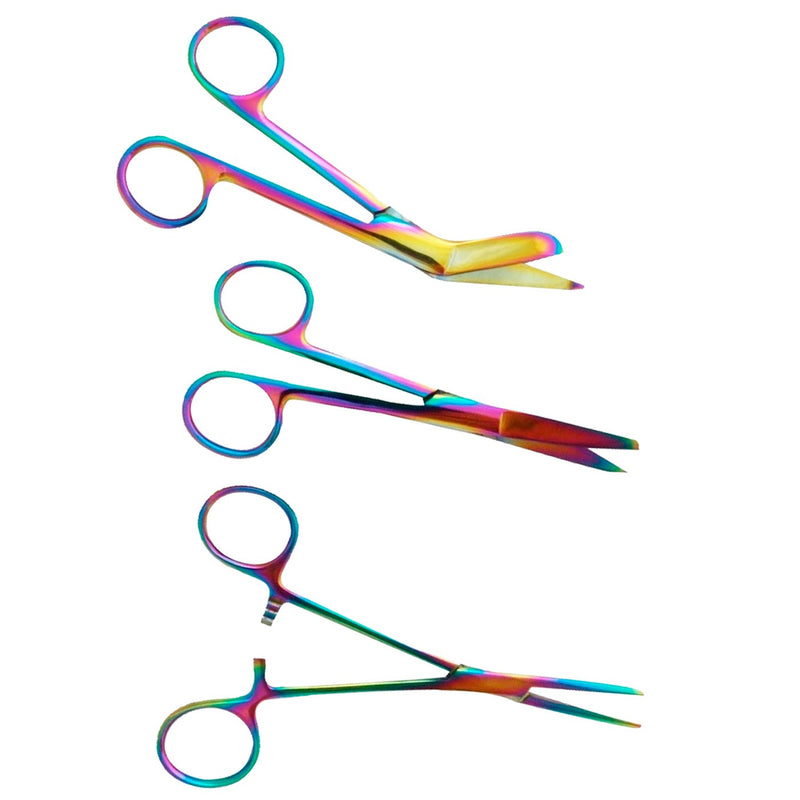 Set Tijeras de Enfermería estampadas-zoom-