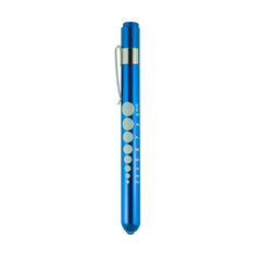 linterna pupilar azul