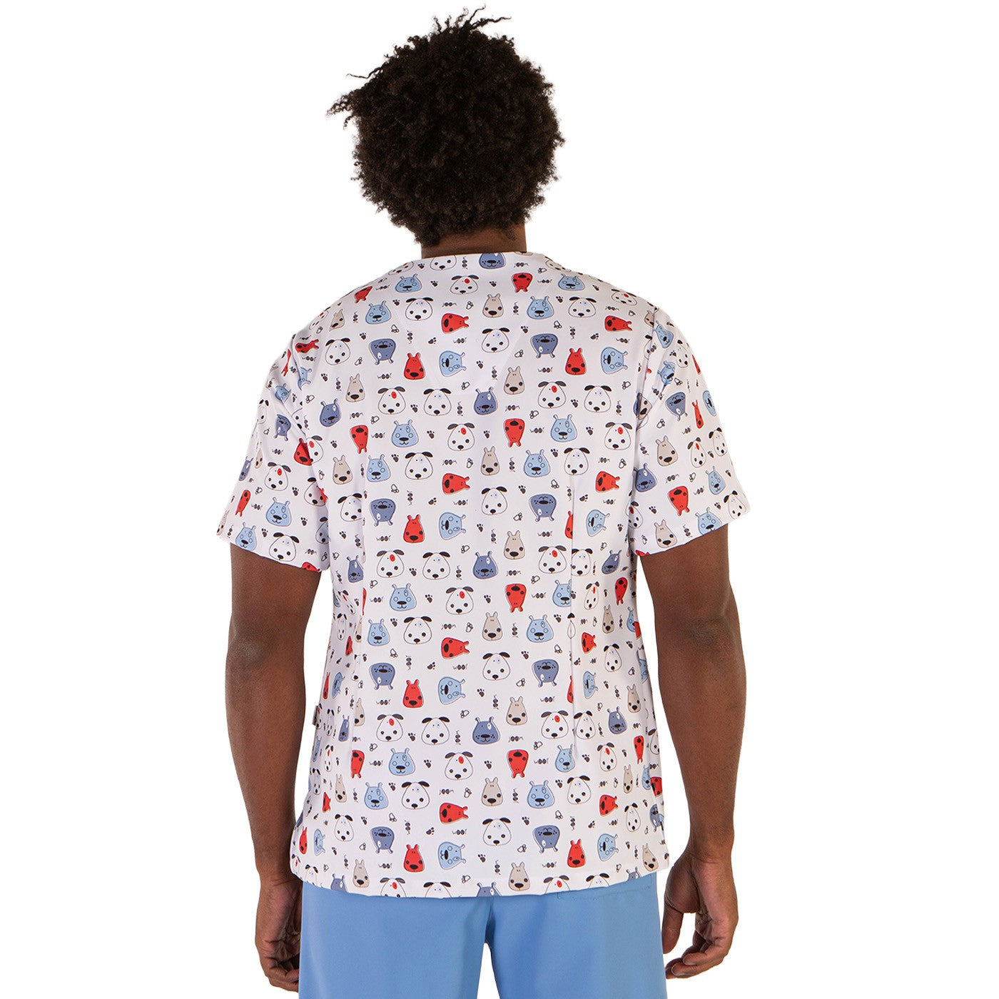 Uniforme veterinario unisex | Blusón microfibra transpirable y repelente | Dogs-5