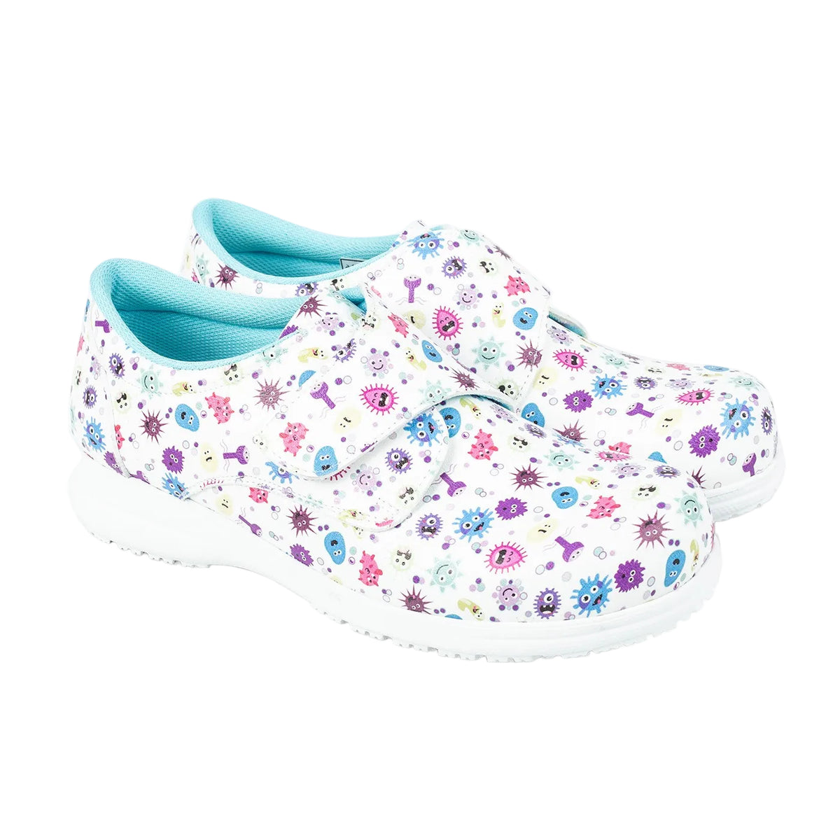 zapato cerrado para sanitarios colorido y divertido