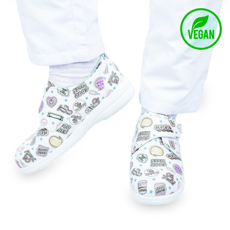 Zapato Piel Vegana Velcro – Stickers Collection-zoom-