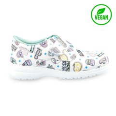 zapato estampado cierre velcro divertido stickers collection