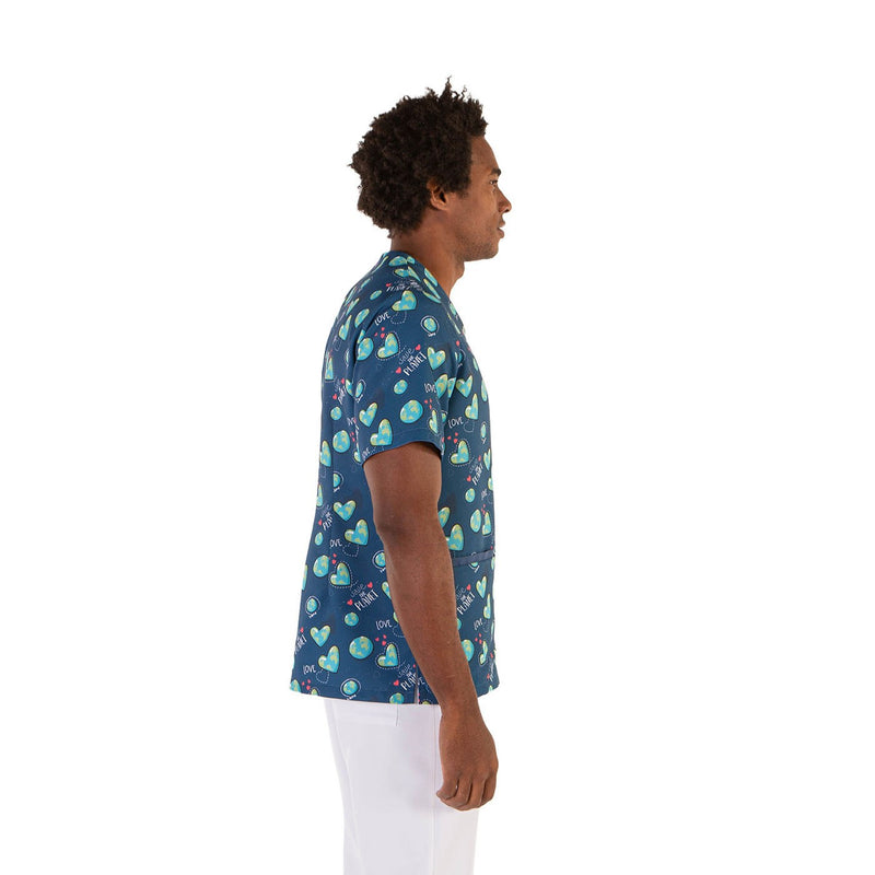 Unisex ECO sanitary smock made of recycled microfiber -zoom-