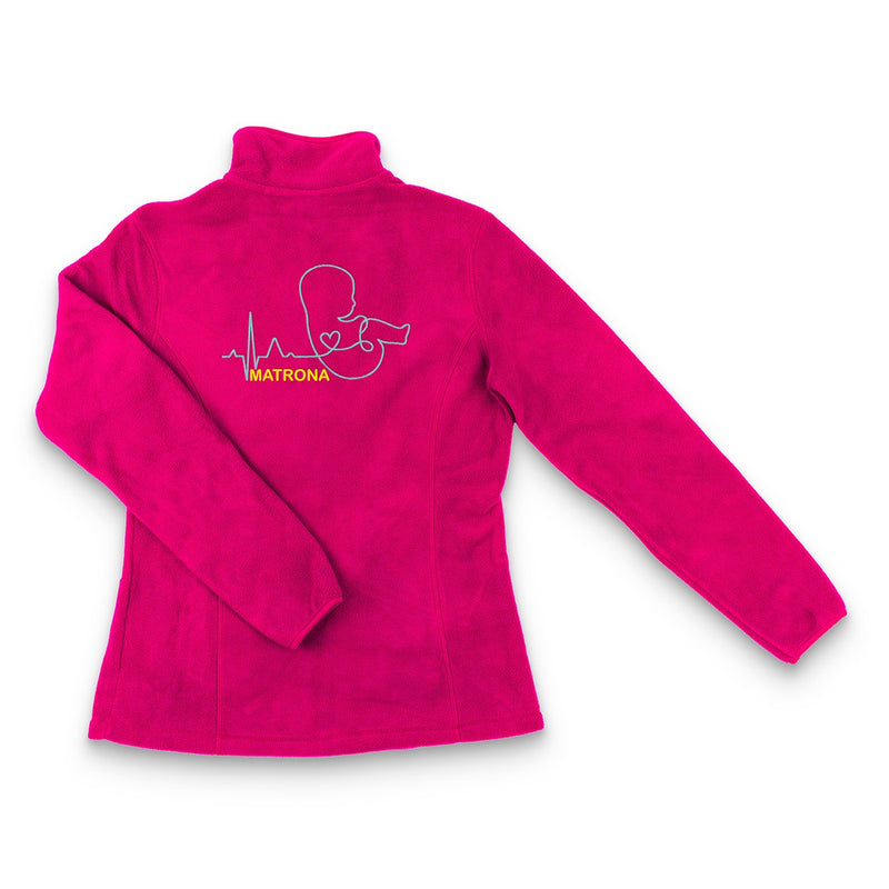 Personalized Women's Fleece Lining - Fuchsia-zoom-