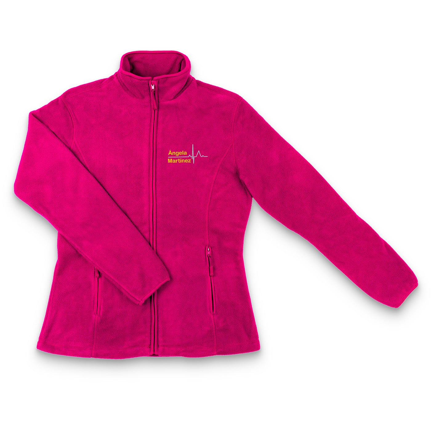 Personalized Women's Fleece Lining - Fuchsia-zoom-5
