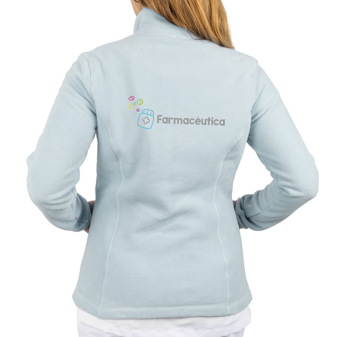 Forro Polar sanitario mujer personalizado – Color Hielo-1