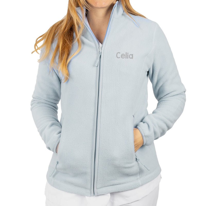 Forro Polar sanitario mujer personalizado – Color Hielo-zoom-