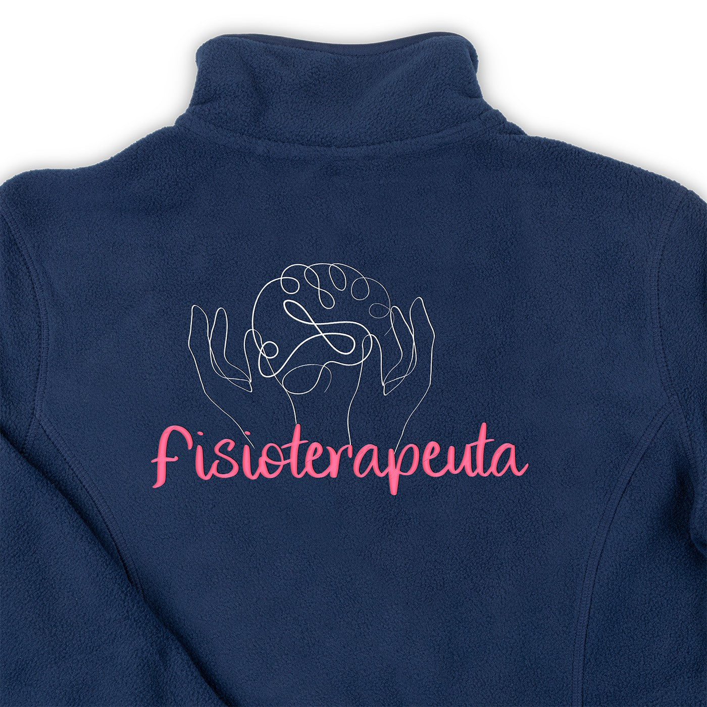 Forro Polar Sanitario Mujer Personalizado – Azul Marino-3