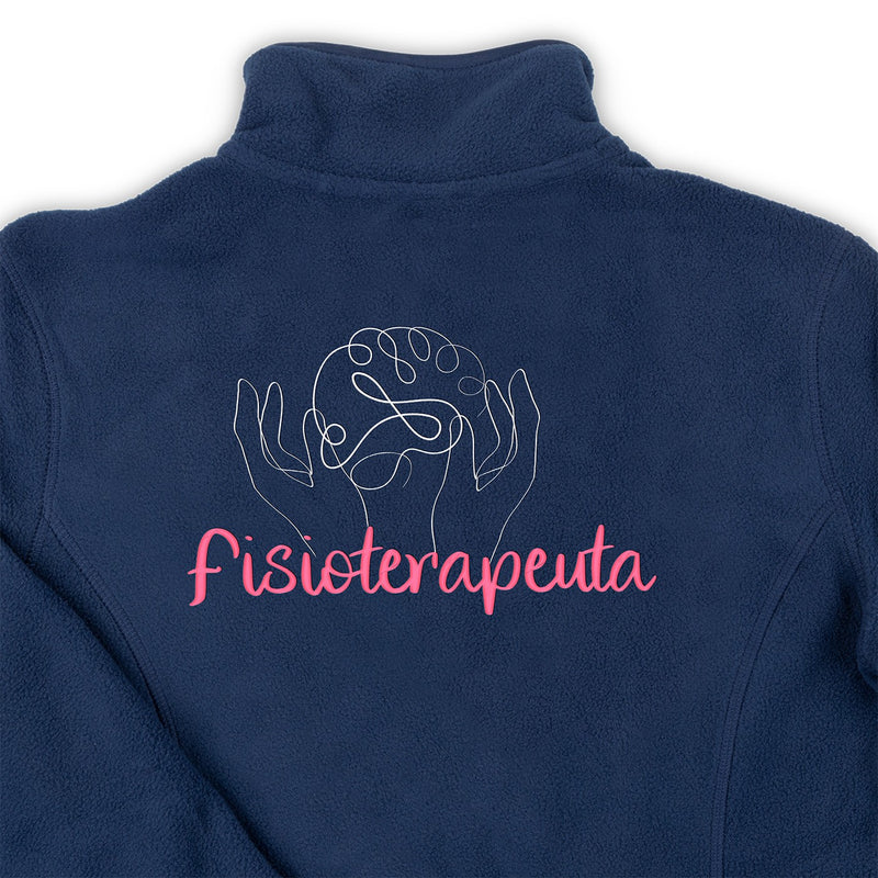 Forro Polar Sanitario Mujer Personalizado – Azul Marino-zoom-