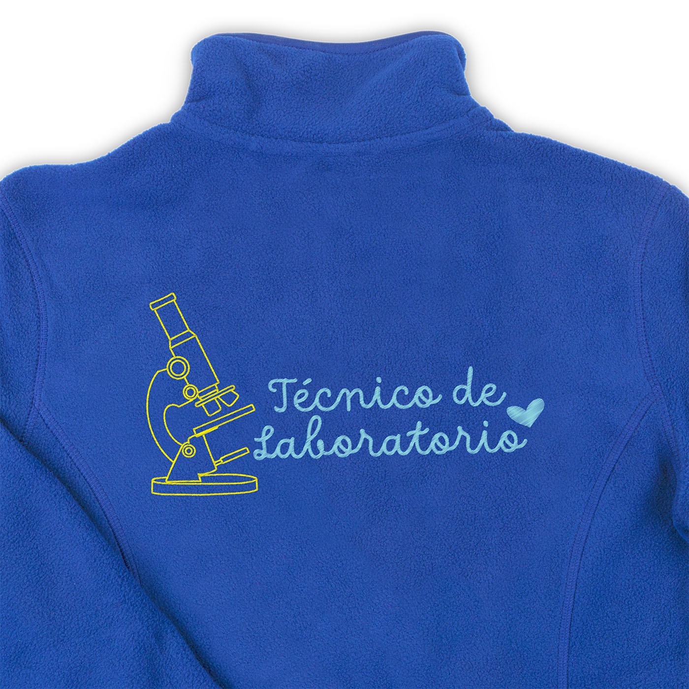 Forro polar sanitario mujer personalizado – Azul-9