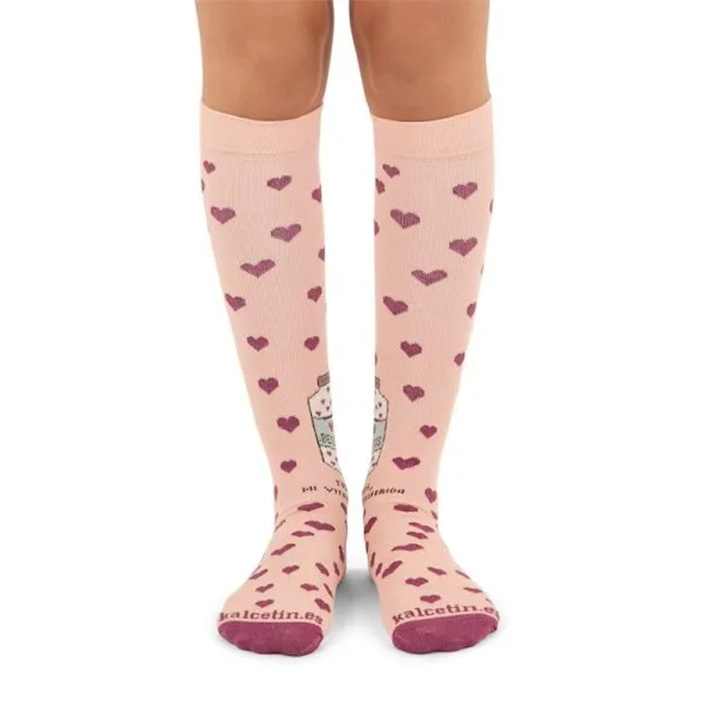 Calcetines Compresivos estampados - Besitos