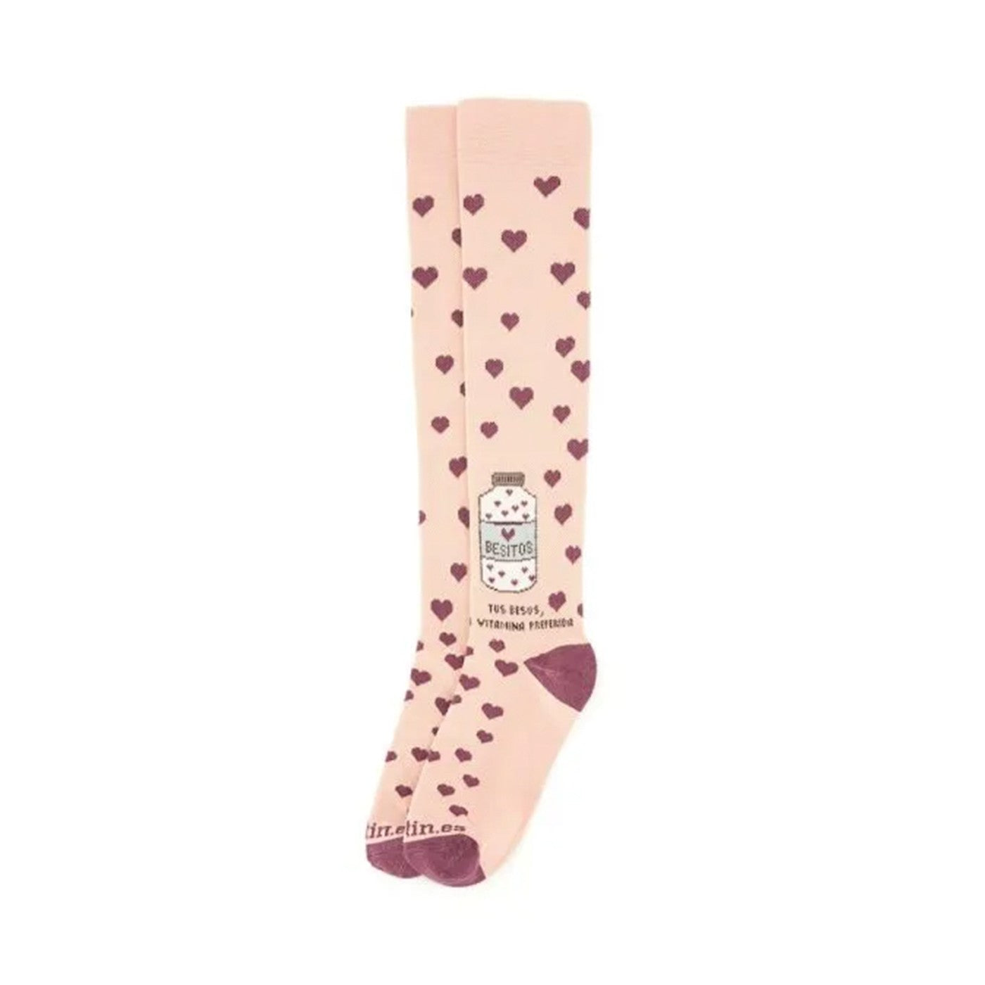 Calcetines Compresivos estampados - Besitos-4
