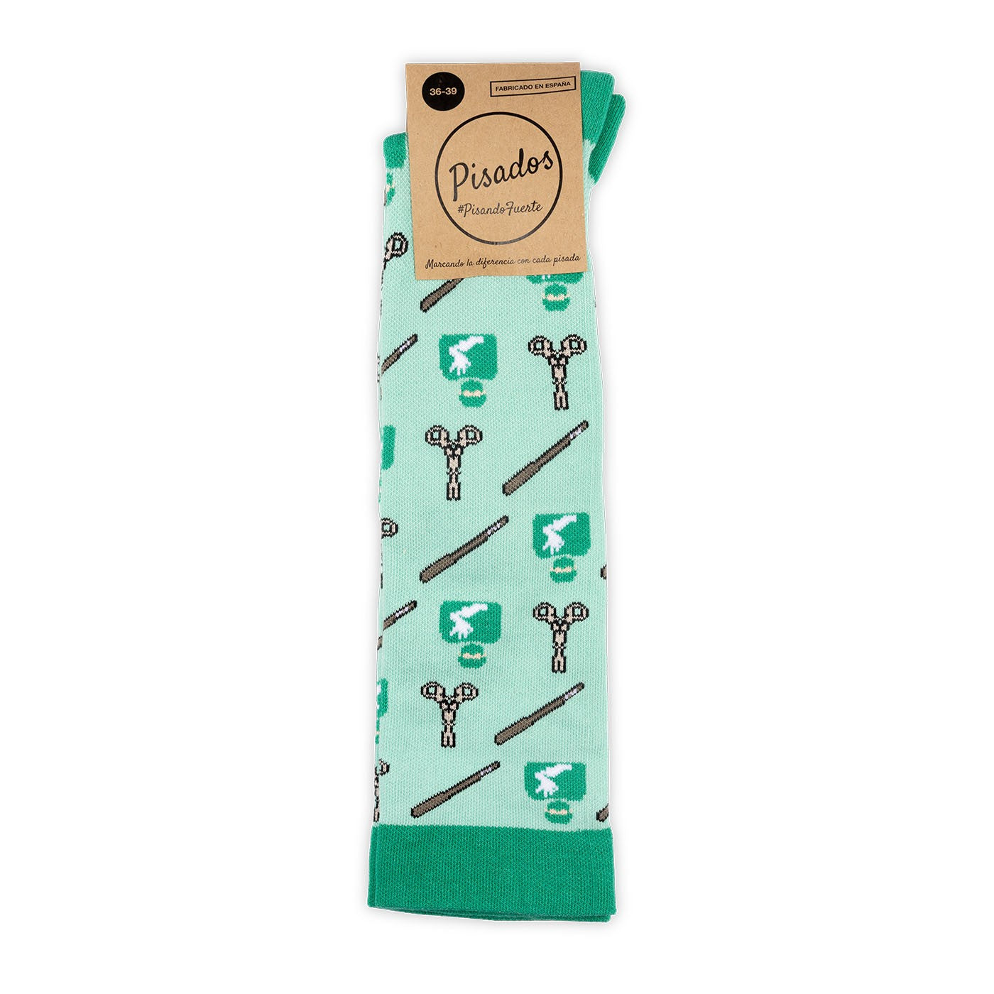 calcetines compresivos estampados