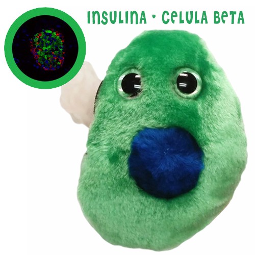 Giantmicrobes (peluche) - Célula Beta (β) con insulina-zoom-