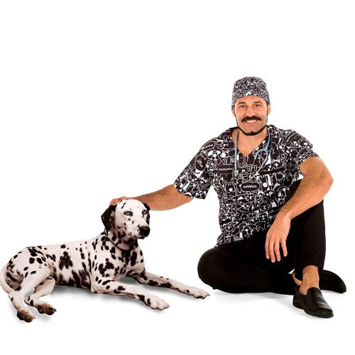 Blusón sanitario mascotas unisex | Microfibra técnica lavable 90 °C-zoom-