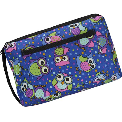 Estuche multiusos - Búhos - Azul-1