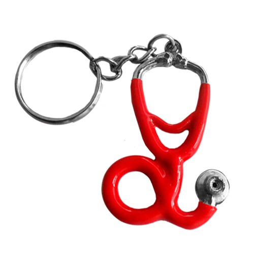 Llavero metal Fonendoscopio-zoom-