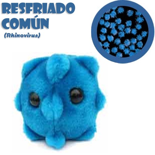 GiantMicrobes (peluche) - Rhinovirus (resfriado)