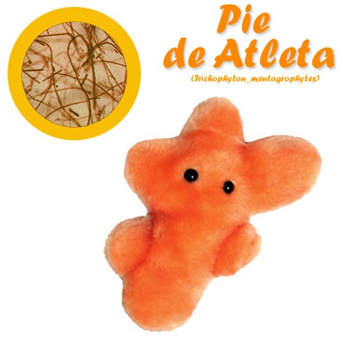 GiantMicrobes (peluche) - Trichophyton Mentagrophytes (pie de atleta)-zoom-