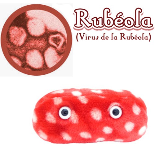 GiantMicrobes (peluche) - Rubella Virus-zoom-