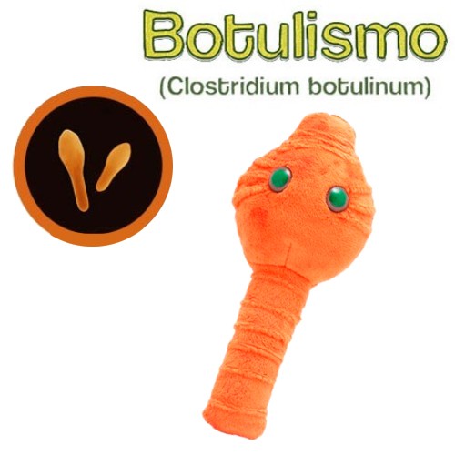 Microbio Gigante de peluche - Clostridium Botulinum