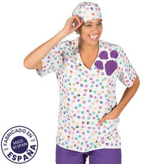 blusón estampado huellas