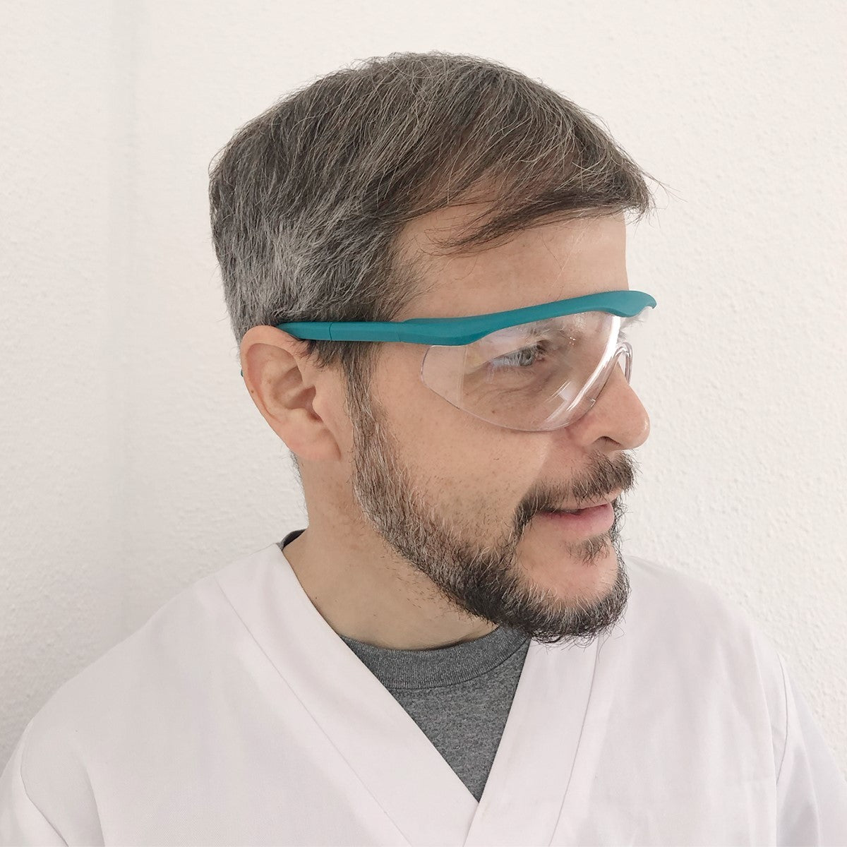 Gafas de protección / seguridad color liso (con montura entera de color)-6
