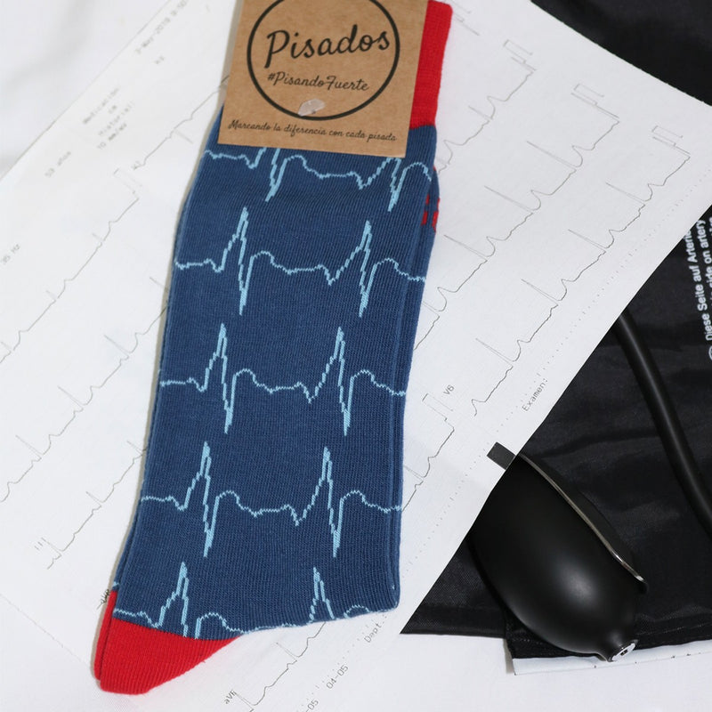 Calcetines estampados - Pulsaciones-zoom-