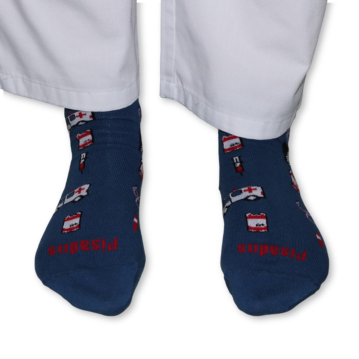 Calcetines estampados urgencias – vista frontal