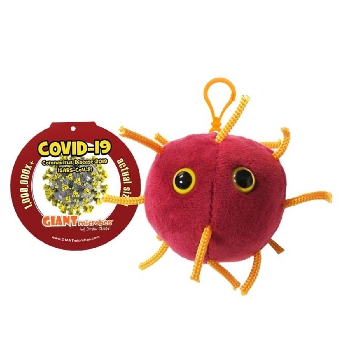 Llavero peluche Giantmicrobe - COVID-19-1